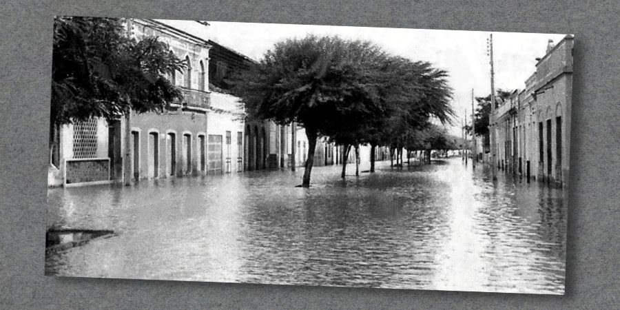 Cheia de 1974. Acervo de Antero Pereira Filho.